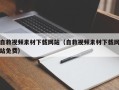 格尔木自救视频素材下载网站（自救视频素材下载网站免费）